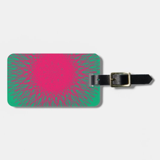 abstrakt gepäckanhänger (Vorderseite horizontal)