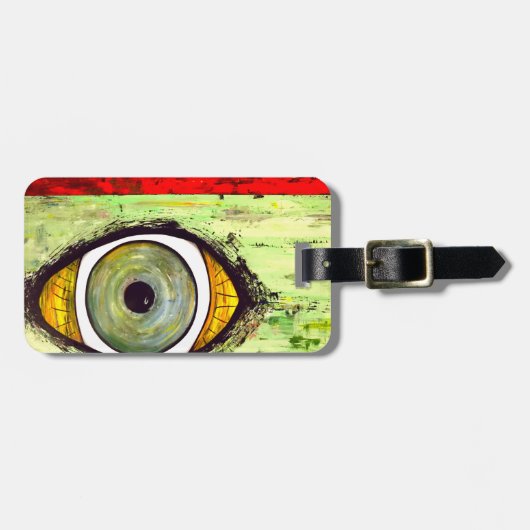 Abstrakt Gepäckanhänger (Vorderseite horizontal)