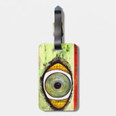 Abstrakt Gepäckanhänger (Rückseite vertikal)