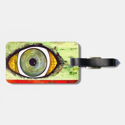 Abstrakt Gepäckanhänger (Rückseite horizontal)