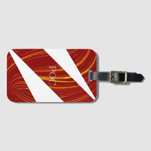 Abstrakt Gepäckanhänger (Vorderseite (Horizontal))