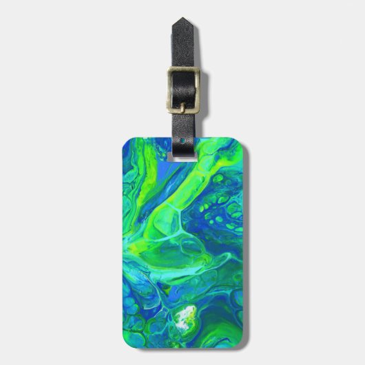 Abstrakt Gepäckanhänger (Vorderseite vertikal)