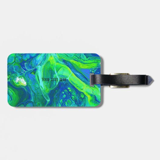 Abstrakt Gepäckanhänger (Rückseite horizontal)