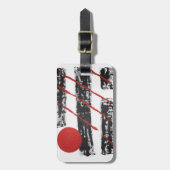 Abstrakt Gepäckanhänger (Vorderseite vertikal)