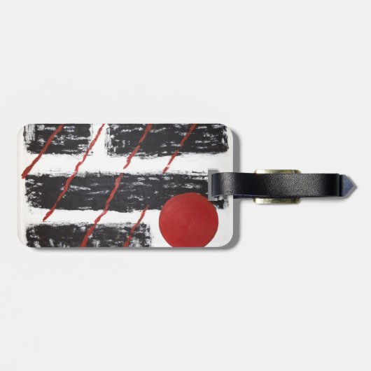 Abstrakt Gepäckanhänger (Rückseite horizontal)