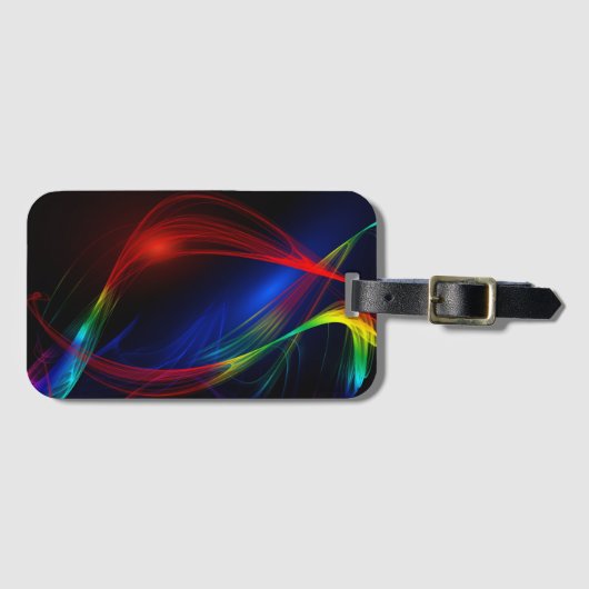 Abstrakt Gepäckanhänger (Vorderseite (Horizontal))