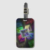 Abstrakt Gepäckanhänger (Vorderseite Vertikal)