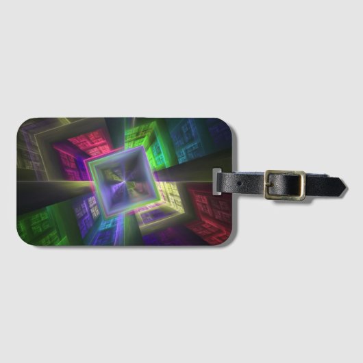 Abstrakt Gepäckanhänger (Vorderseite (Horizontal))