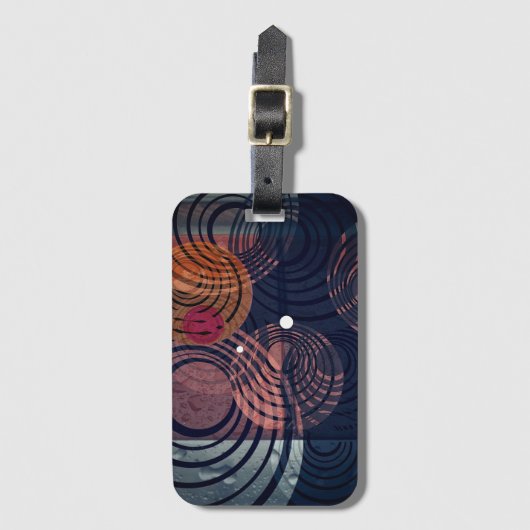 Abstrakt Gepäckanhänger (Vorderseite Vertikal)