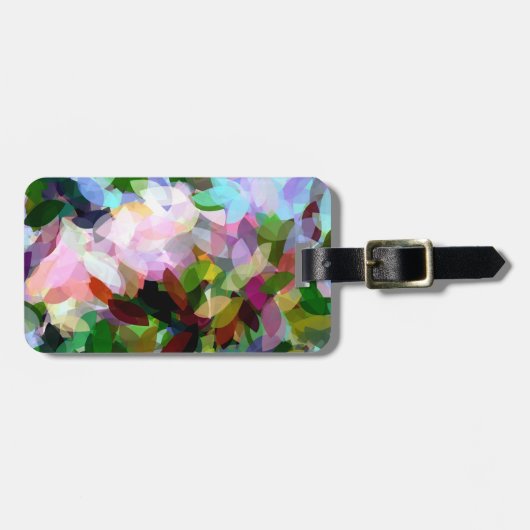 Abstrakt Gepäckanhänger (Vorderseite horizontal)