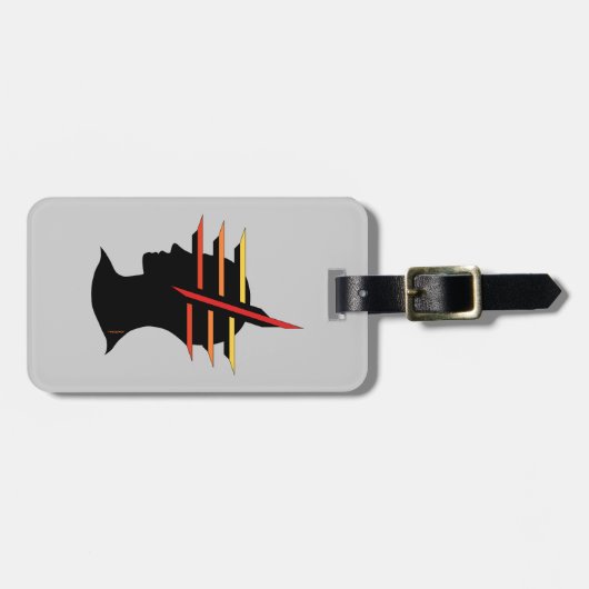 Abstrakt Gepäckanhänger (Vorderseite horizontal)