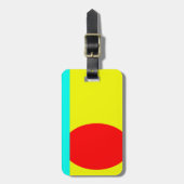 Abstrakt Gepäckanhänger (Vorderseite vertikal)