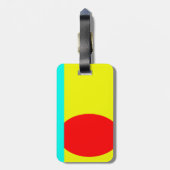 Abstrakt Gepäckanhänger (Rückseite vertikal)