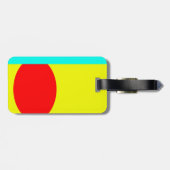 Abstrakt Gepäckanhänger (Rückseite horizontal)