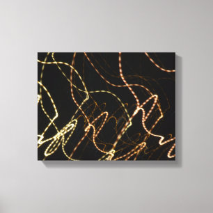Abstrakt gepunktete Linien - Canvas drucken Leinwanddruck