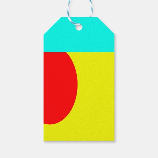 Abstrakt Geschenkanhänger (Rückseite)