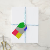 Abstrakt Geschenkanhänger (Mit Garn)