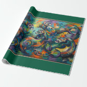 Abstrakt Geschenkpapier (Ungerollt)