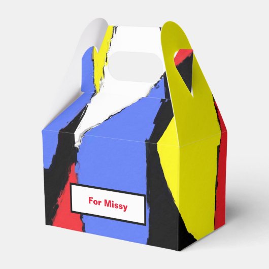 Abstrakt Geschenkschachtel (Rückseite)