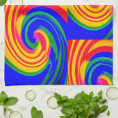 Abstrakt Geschirrtuch (Gefaltet)