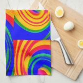 Abstrakt Geschirrtuch (Viertel Falte)