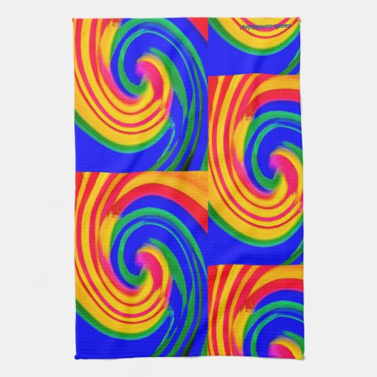 Abstrakt Geschirrtuch (Vertikal)