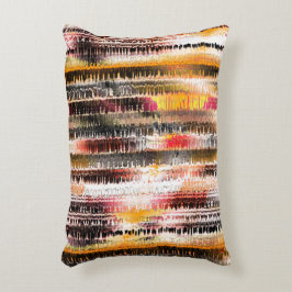 Abstrakt gestreift aus aufgeschnittenem Papier Dekokissen