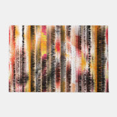 Abstrakt gestreift aus aufgeschnittenem Papier Fußmatte (Vorderseite)