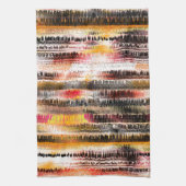 Abstrakt gestreift aus aufgeschnittenem Papier Geschirrtuch (Vertikal)