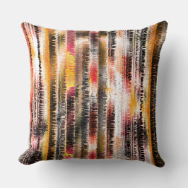 Abstrakt gestreift aus aufgeschnittenem Papier Kissen