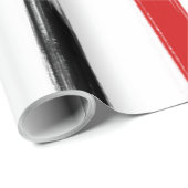 Abstrakt gestreift, schwarz und rot geschenkpapier (Rolleneckpunkt)