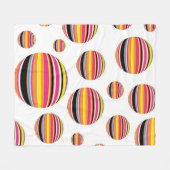 abstrakt gestreifte Regentropfen nahtlos multisch Fleecedecke (Vorderseite (Horizontal))