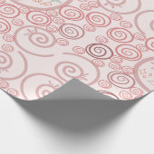 Abstrakt gestrichen, Gemustert Geschenkpapier (Ecke)