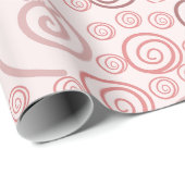 Abstrakt gestrichen, Gemustert Geschenkpapier (Rolleneckpunkt)
