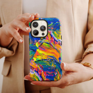 Abstrakt gestrichen iPhone 14 Case-Mate Hülle
