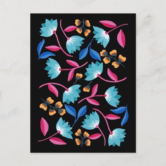 Abstrakt gestrichen postkarte (Vorderseite)