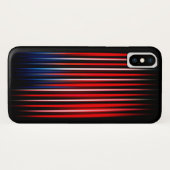 Abstrakt gestrichene amerikanische Flagge Case-Mate iPhone Hülle (Rückseite (Horizontal))