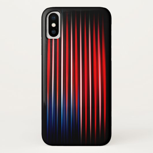 Abstrakt gestrichene amerikanische Flagge Case-Mate iPhone Hülle (Rückseite)