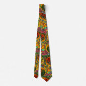 Abstrakt gestrichene Farbgestaltung Krawatte (Rückseite)