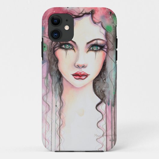 Abstrakt gestrichene Girl Case-Mate iPhone Hülle (Rückseite)
