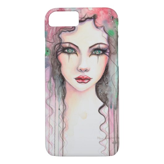 Abstrakt gestrichene Girl Case-Mate iPhone Hülle (Rückseite)