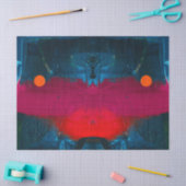Abstrakt gestrichene Kunstdruckpapier Seidenpapier (Basteln)