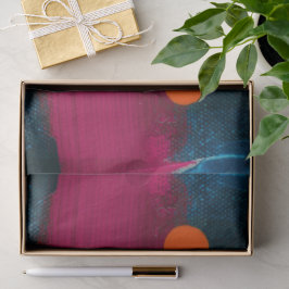 Abstrakt gestrichene Kunstdruckpapier Seidenpapier