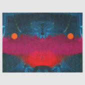 Abstrakt gestrichene Kunstdruckpapier Seidenpapier (Vorderseite)