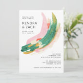 Abstrakt gestrichene Schlaganfälle Hochzeiten (Stehend Vorderseite)