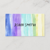 abstrakt gestrichene Streifen Visitenkarte (Vorderseite)