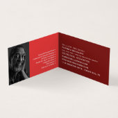 Abstrakt gestrichene Wand, Maler- und Dekoratorrah Visitenkarten (Innenseite)