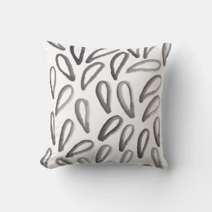 abstrakt gestrichene Wasserfarbe Kissen