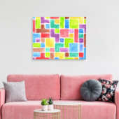 Abstrakt gestrichener Aquarellhintergrund. 2 Leinwanddruck (Insitu (Wohnzimmer))