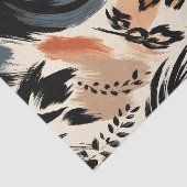 Abstrakt gestrichener exotischer Tierdruckleopard Seidenpapier (Ausschnitt)